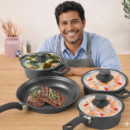 SET DE 13 PIEZAS (JUEGO DE OLLAS)